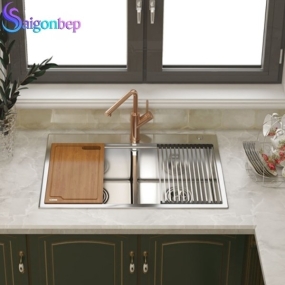 Chậu rửa chén Konox Topmount KN8250TD